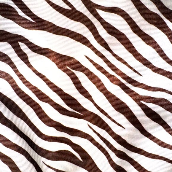 VIA SPIGA | VNTG Zebra Print Belted Trench Coat Jacket - Picture 5 of 5